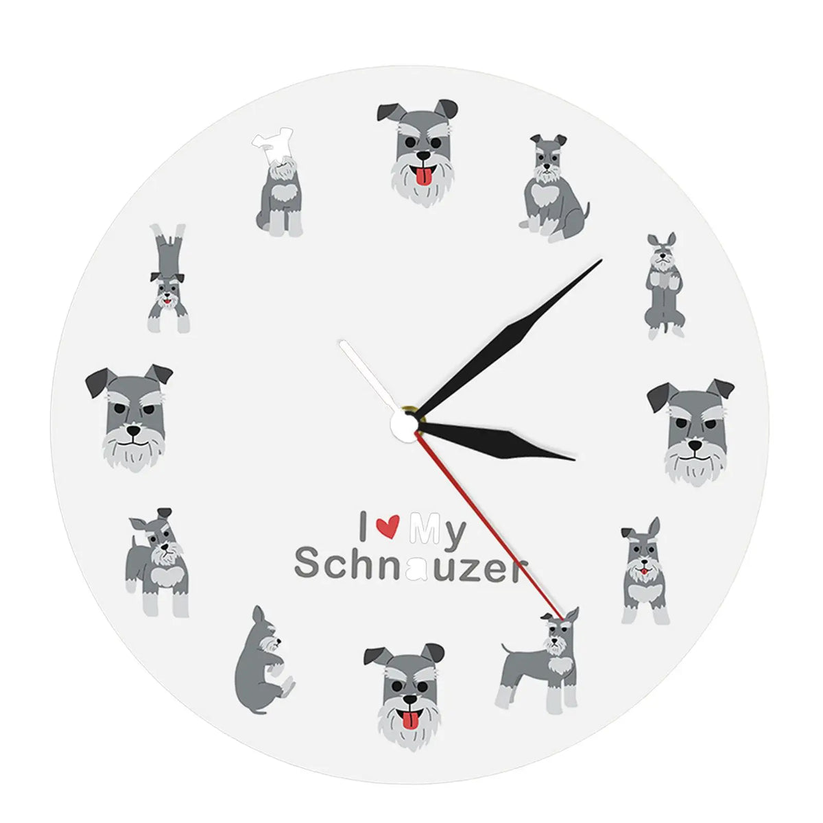 Wall Clock 30cm Hanging Clock Decorative Clock for Children's Bedroom Bedroom Kitchen School Quake