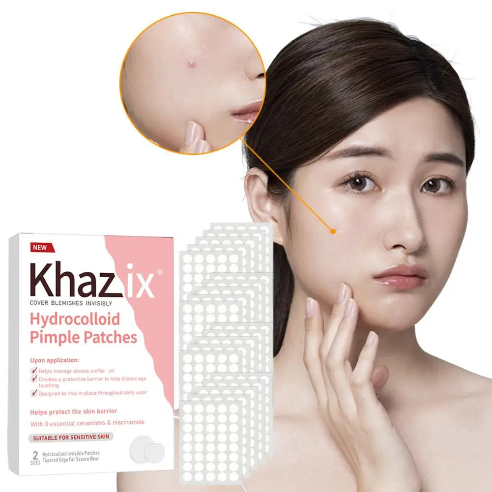 24/200/800pcs Acne Patches Skincare Stickers Circular Transparent Skin Tone Facial Spot Covering Makeup Tools for Clear Skin Quake