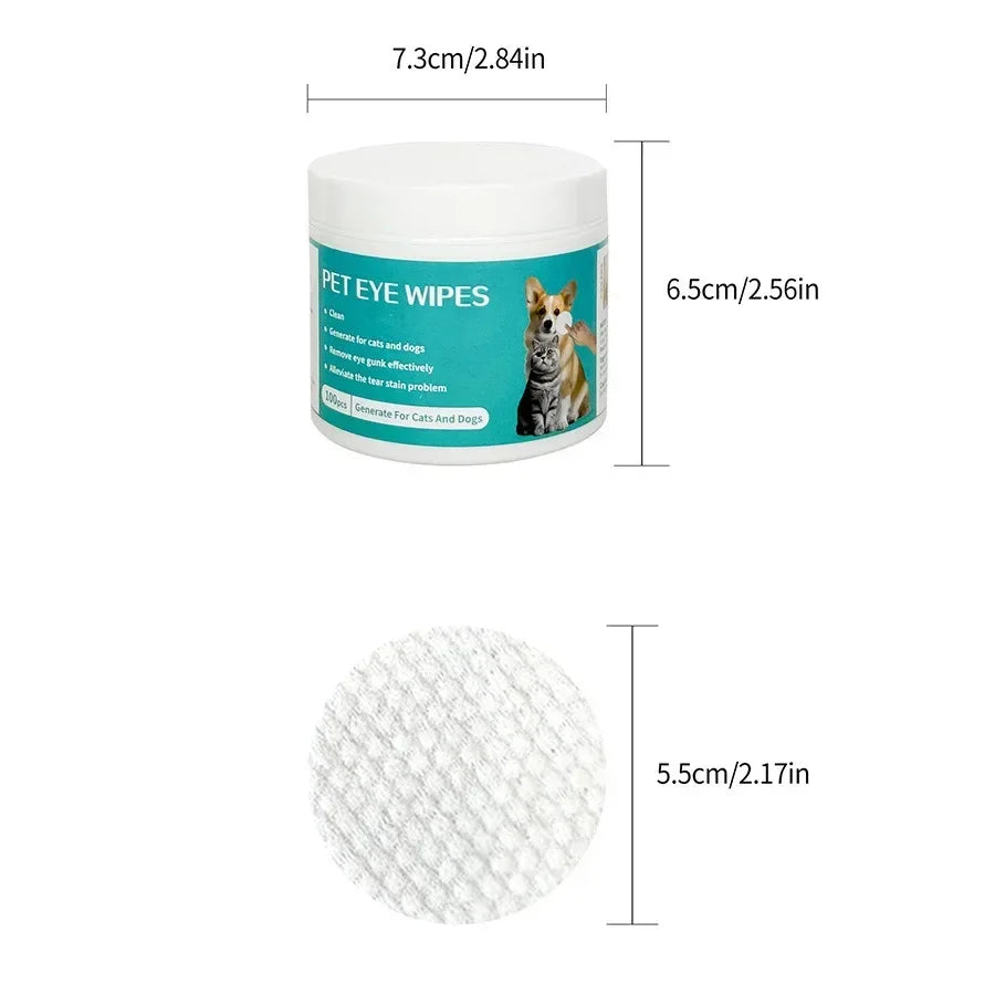Pet Cleaning Products Eye Wipes To Remove Tear Marks Cleaning Wet Tissues Cat Wiping Eyes Removing Tear Marks and Cleaning Pet Quake