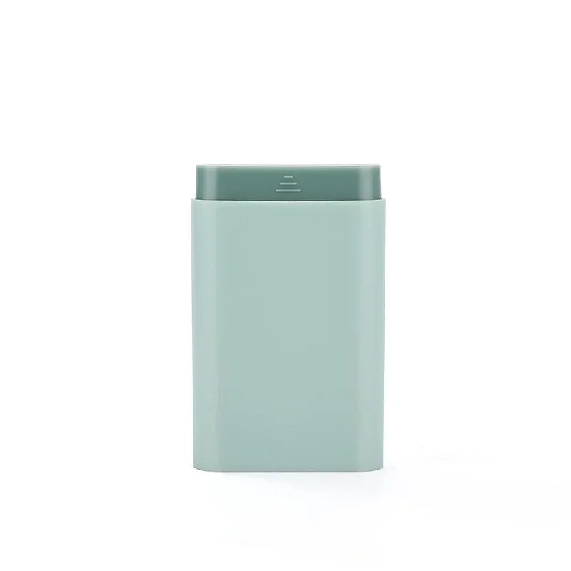 Tablet 7 Days 6 Grids Medicine Fish Oils Small Mini Portable Travel Vitamin Box Pill Cases Container Organizer Storage Quake green