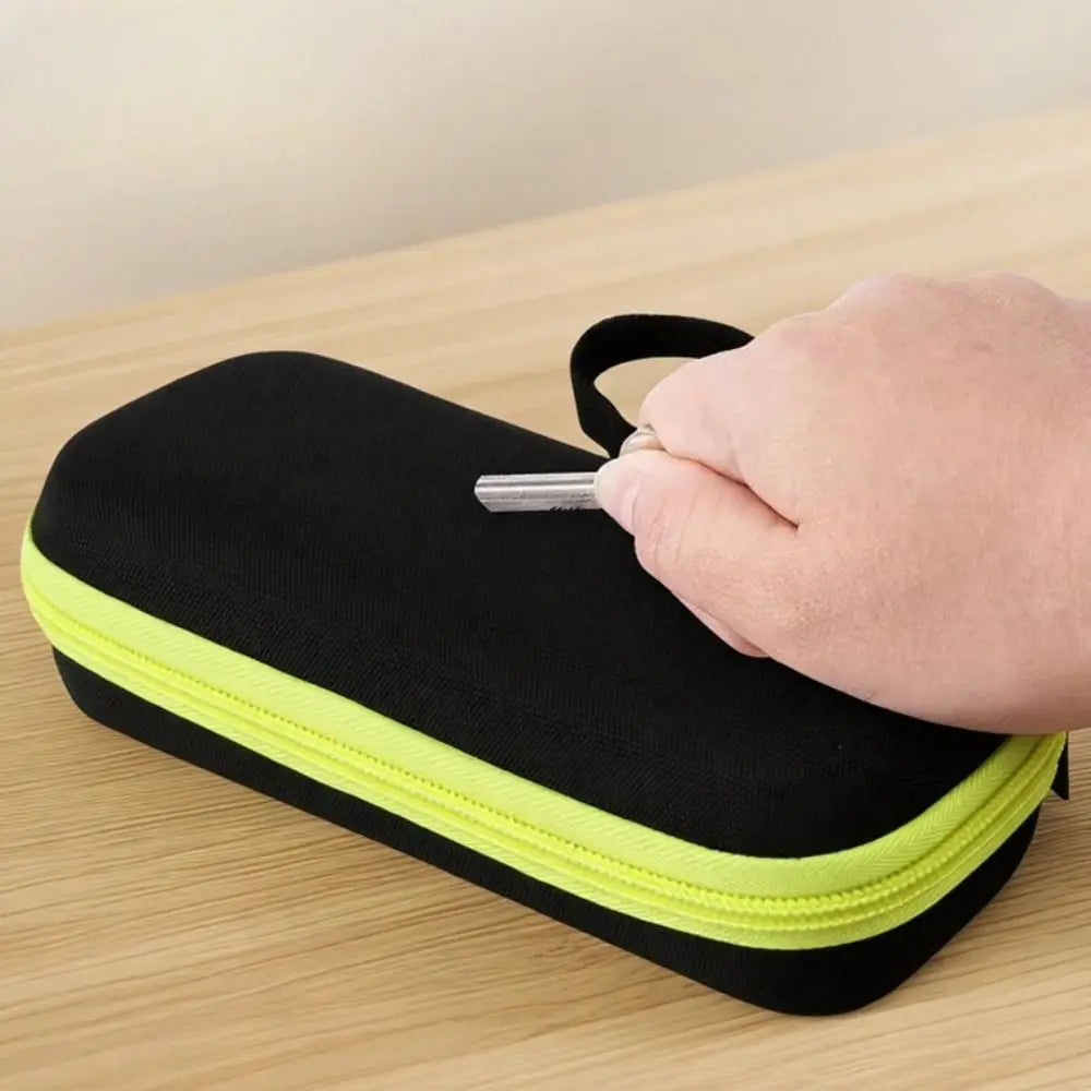 Anti-fall Razor Storage Case Shockproof Dustproof Shaver Carrying Bag Compact Splash Proof for Philips One Blade QP series Quake