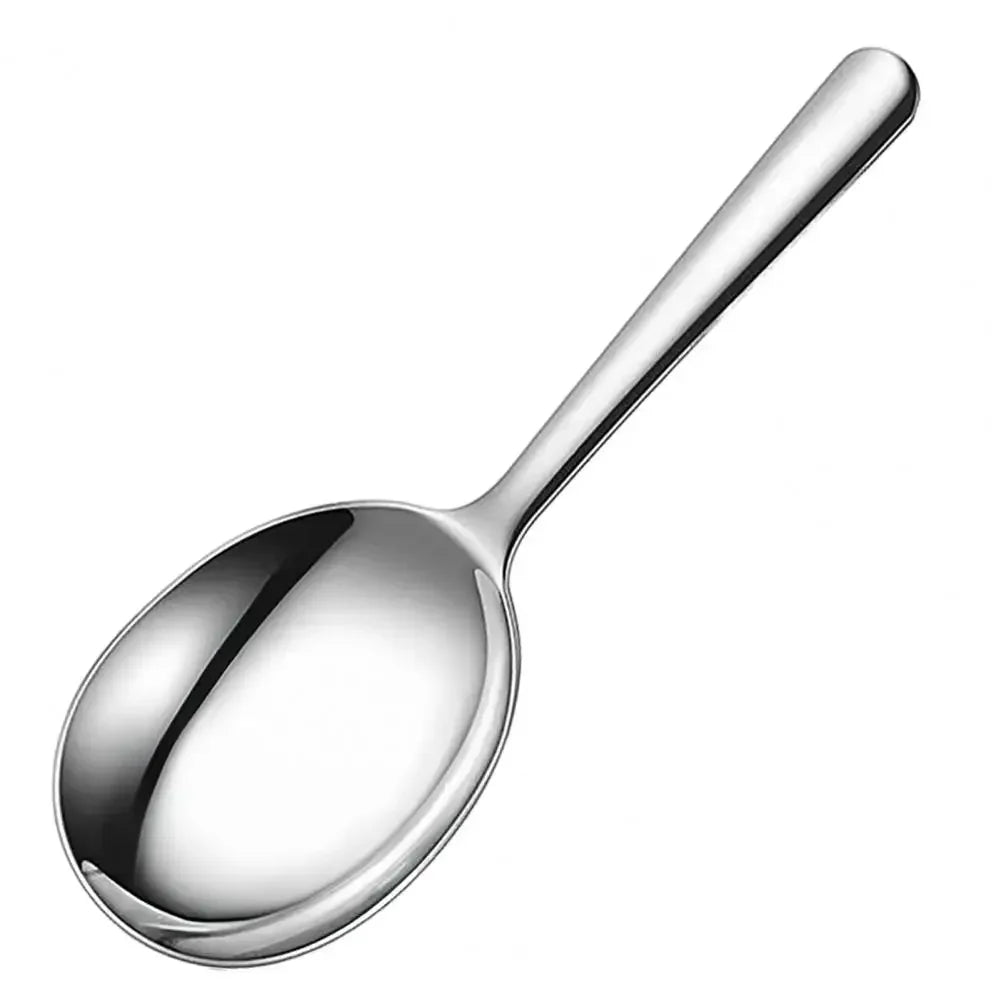 Short‑Handle Stainless Steel Serving Spoon Ladle Skimmer Heat‑Resistant Kitchen Cooking Utensil for Home Restaurant Use Quake A