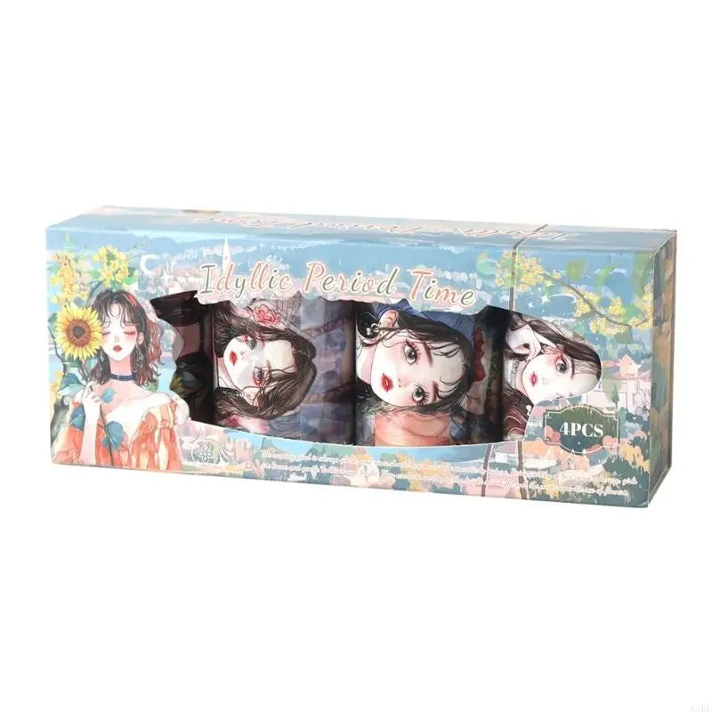 Sustainable PET Scrapbook Adhesive Recordings With Themed Character Illustrations For Creative Memory Maintaining K1KF Quake Glaze picking with s China Mainland