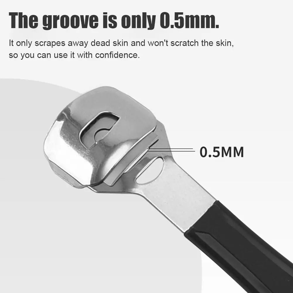 Stainless Steel Callus Shaver Remover with Blade, Pedicure Razor for Feet & Hands Foot Razor Callus Removal Callus Blade Remover Quake