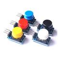 5pcs 12X12MM Big key module Big button module Light touch switch module with hat High level output for arduino or raspberry pi 3 Quake Default Title