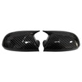 For Hyundai Elantra 2001-2005 2x Car Sticker Rearview Side Mirror Cover Wing Cap Exterior Door Rear View Case Trim Carbon Look Quake Carbon Fiber