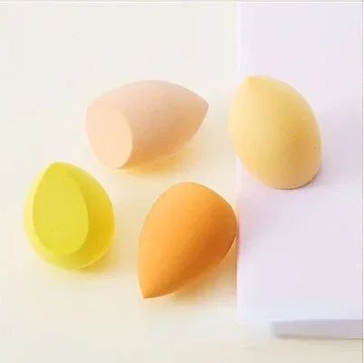 1/4/6 Pcs Make Up Sponge Cosmetic Puff Professional Makeup Sponge Foundation Powder Sponge Makeup Tools Makeup Tools Accessories Quake 4pcs yellow oppbags