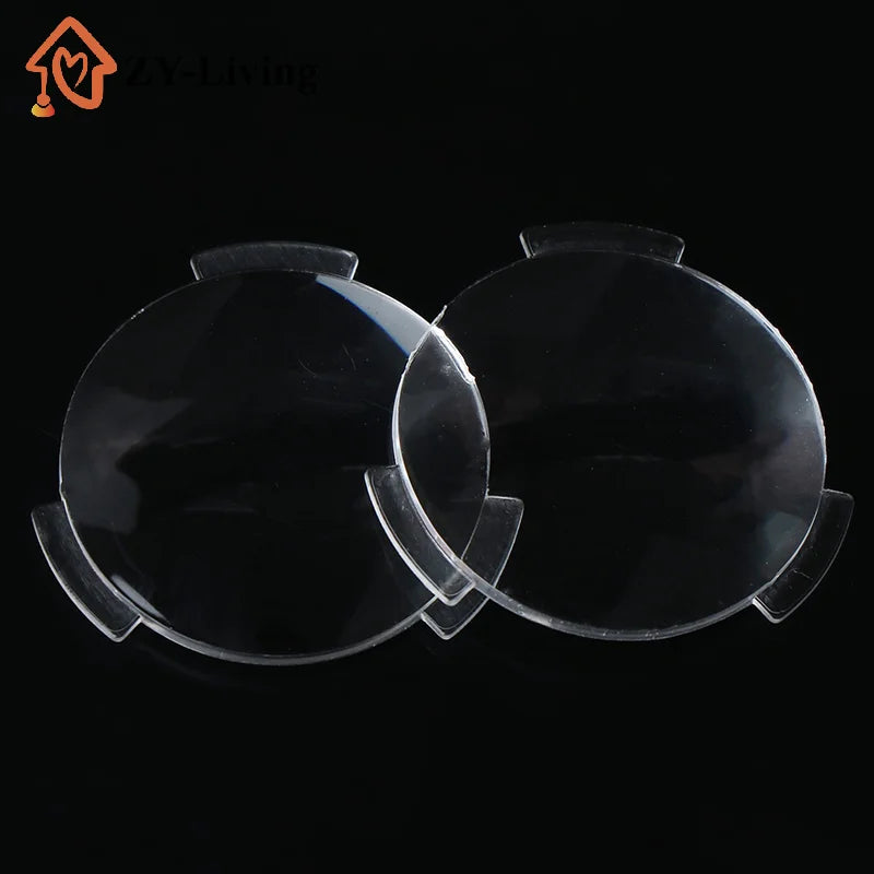 2/4Pcs 25*45MM Transparent Virtual Reality Lens Aspheric Biconvex Lenses Replacement Quake