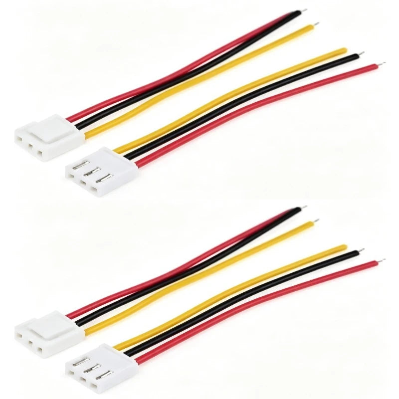20/40cm 2Pair PH2.0mm Terminal Wire 2/3/4/5/6P Male Female Plug Jack Air Docking Connector DIY Electrical Connection Cable Quake 3P 26AWG 0.4M