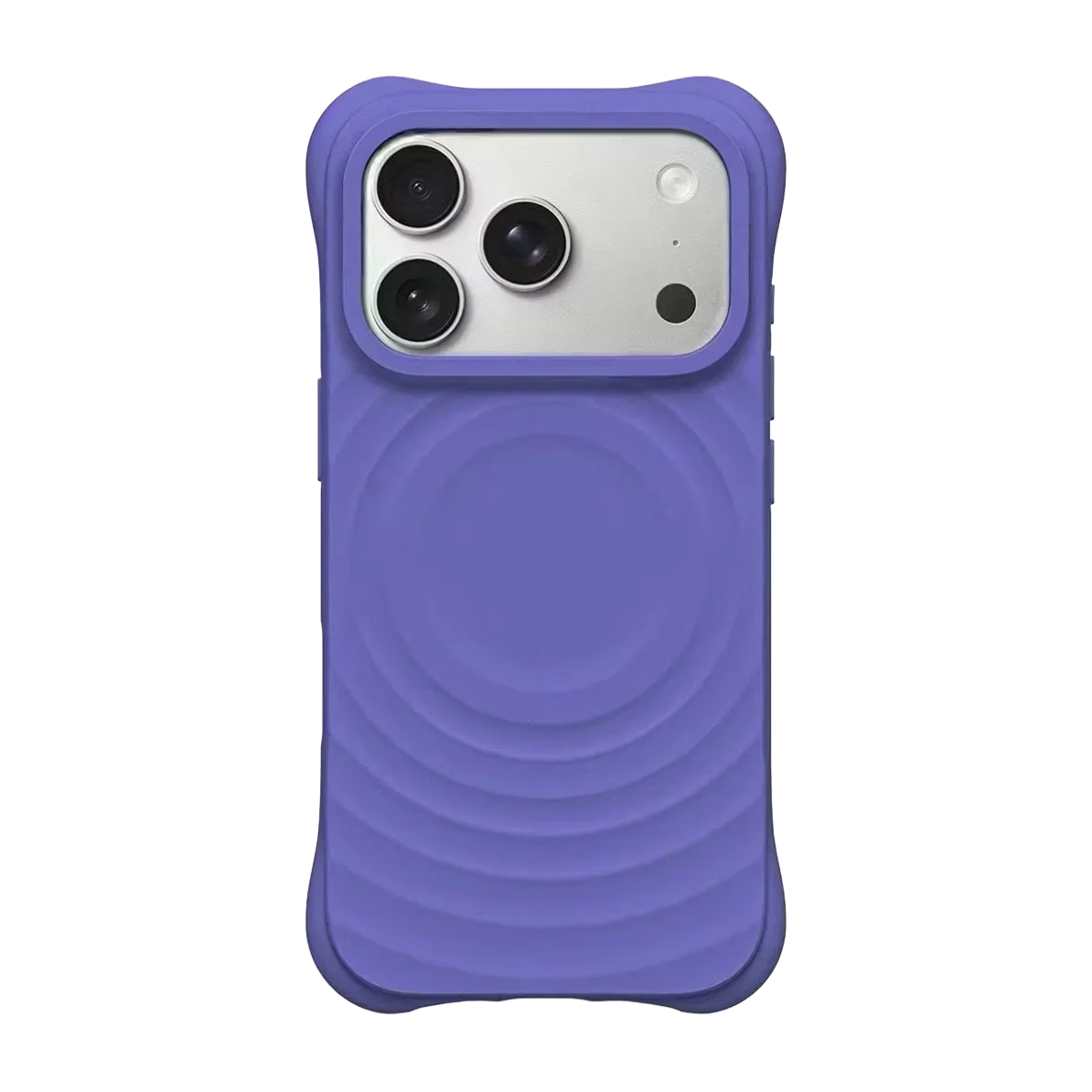 608233 Wave Magnetic Phone Cover for IPhone 13 14 15 16 17 18 Pro Max Case for IPhone 18Pro Quake