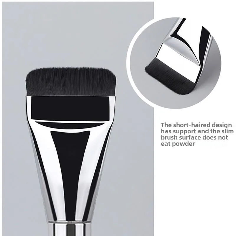 Beauty makeup tools one-word foundation brush do not eat powder flat head base makeup brush makeup brush Quake