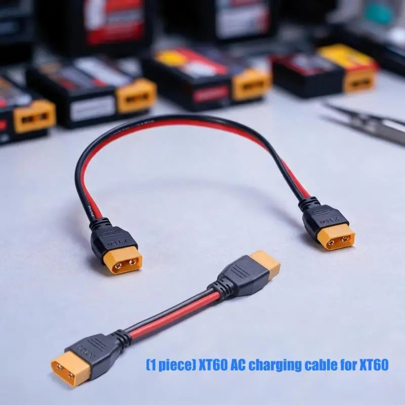 Remote Hobby 60 Male to Male Charging Cable with PVC Shell for Chargers Connection, Battery Setup, and Benches Testing K1KF Quake