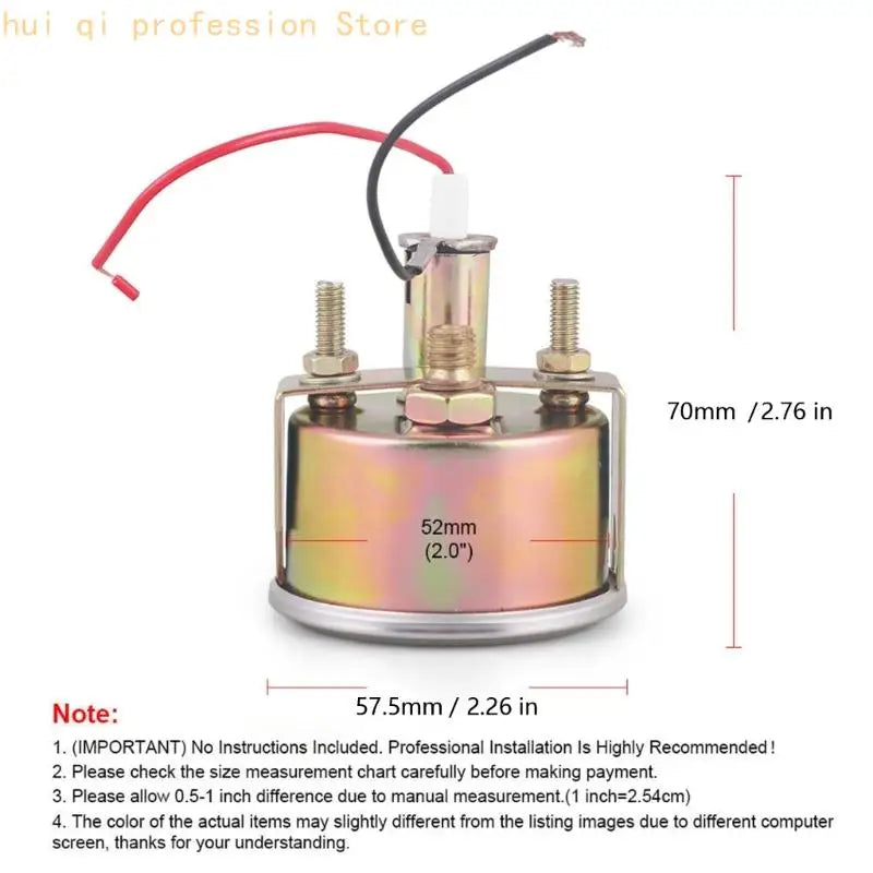 Complete Oil Pressure Tracking Set For Cars SUVs And Industrial Equipment H8WE Quake