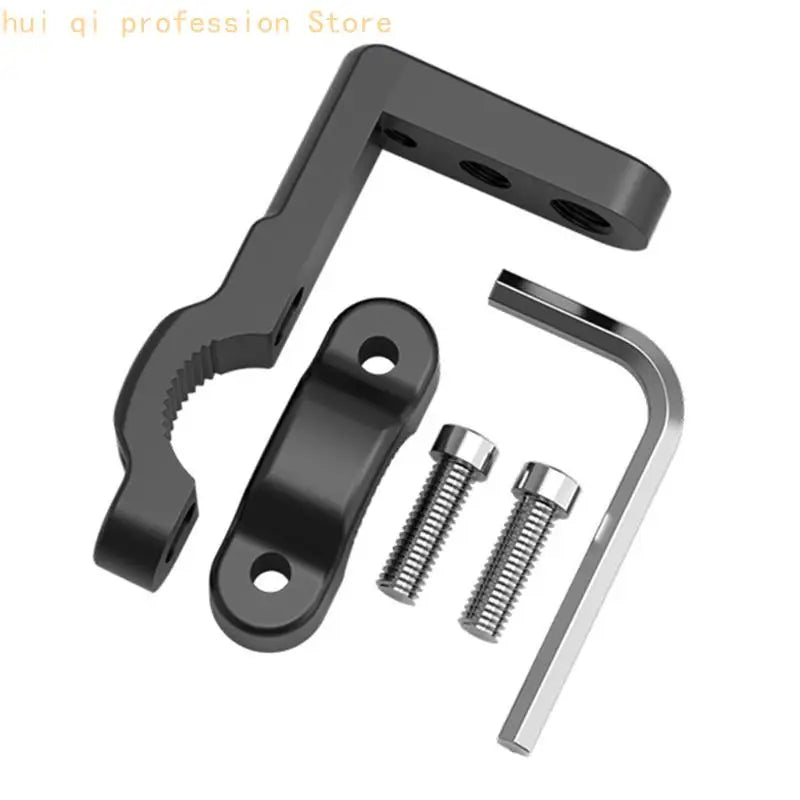 H8WE Multifunction Motorcycle Handlebar Extension Bracket rusts Resistant Designs Mounting for Improves Lighting & Navigation Quake Black China Mainland