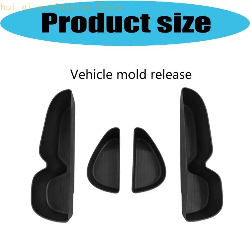 Auto Door Storage Shelf Simple Setup ABS Plastic Container Box For Select Model Road Travel H8WE Quake