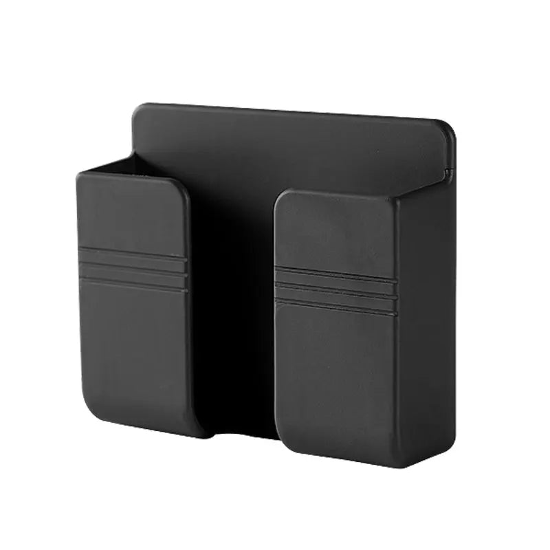 For Huawei Iphone Xiaomi Mobile Phone Wall Holder Universal Cellphone Charge Hook Hanging Stand Bracket Hooks Charging Dock Quake 1PC Black