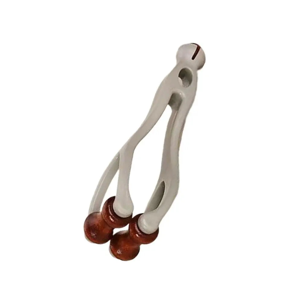 1/2/3/5PCS Solid Wood Finger Massager Roller, Featuring 360° Roller Clip‑on Design for Hand Meridian Relief Quake 1pcs
