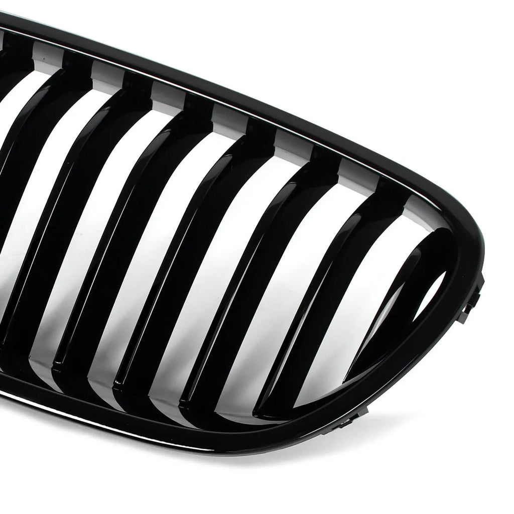 For BMW 5 Series F10 F11 M5 2010-2016 Car Styling Single Line Grille Kidney ABS Front Hood Racing Grill Black Auto Accessories Quake