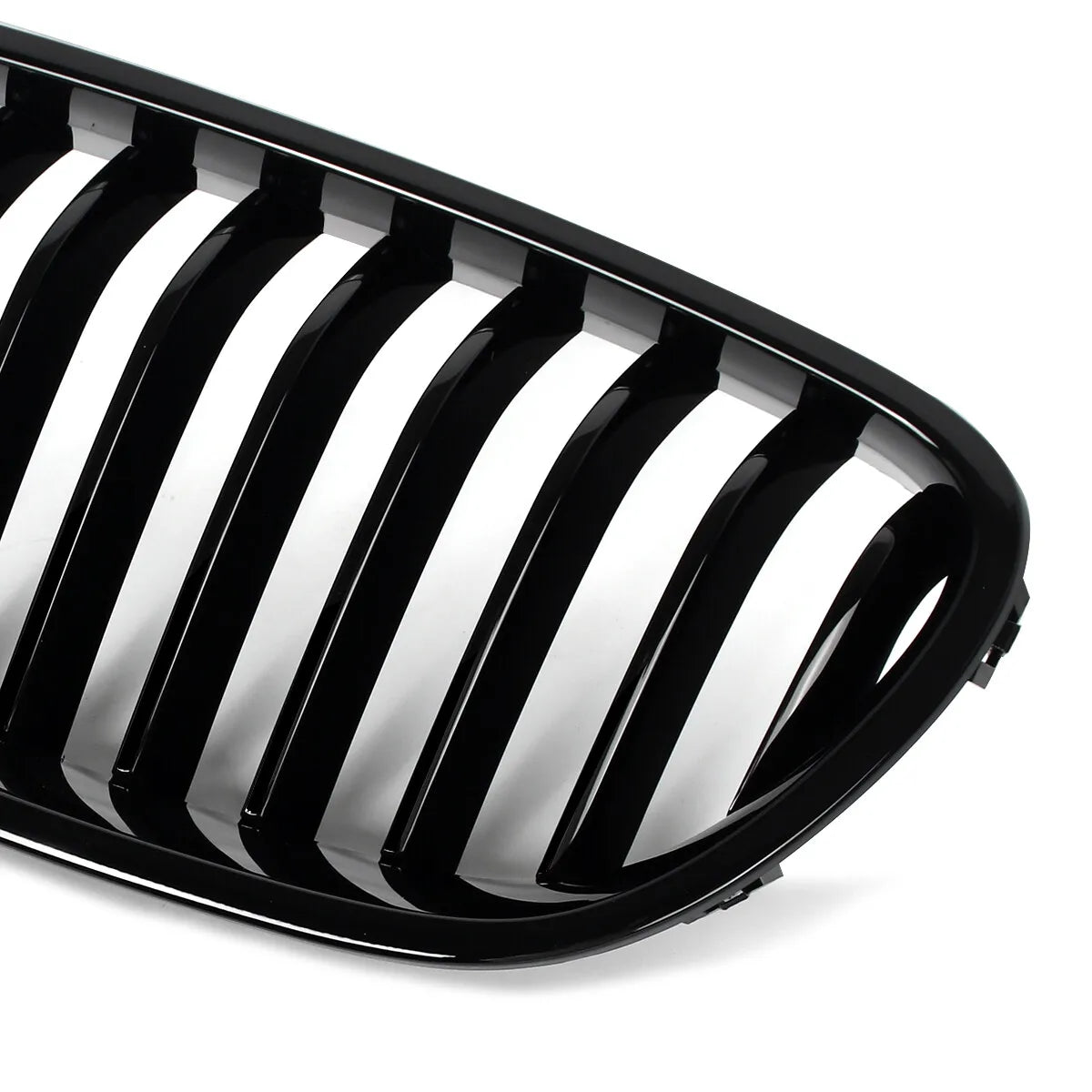 For BMW 5 Series F10 F11 M5 2010-2016 Car Styling Single Line Grille Kidney ABS Front Hood Racing Grill Black Auto Accessories Quake