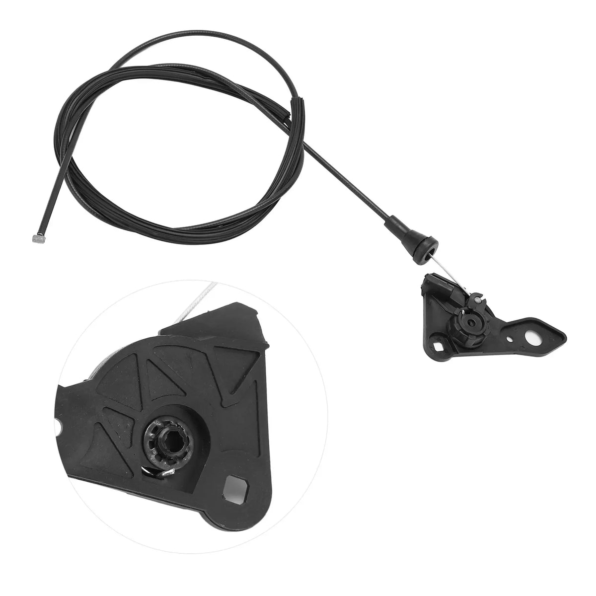 For BMW M3 E36 318i 318it 328i 325i 51231960853 Car Hood Release Latch Cable Rod Replacement Black Accessories Auto Part Replace Quake