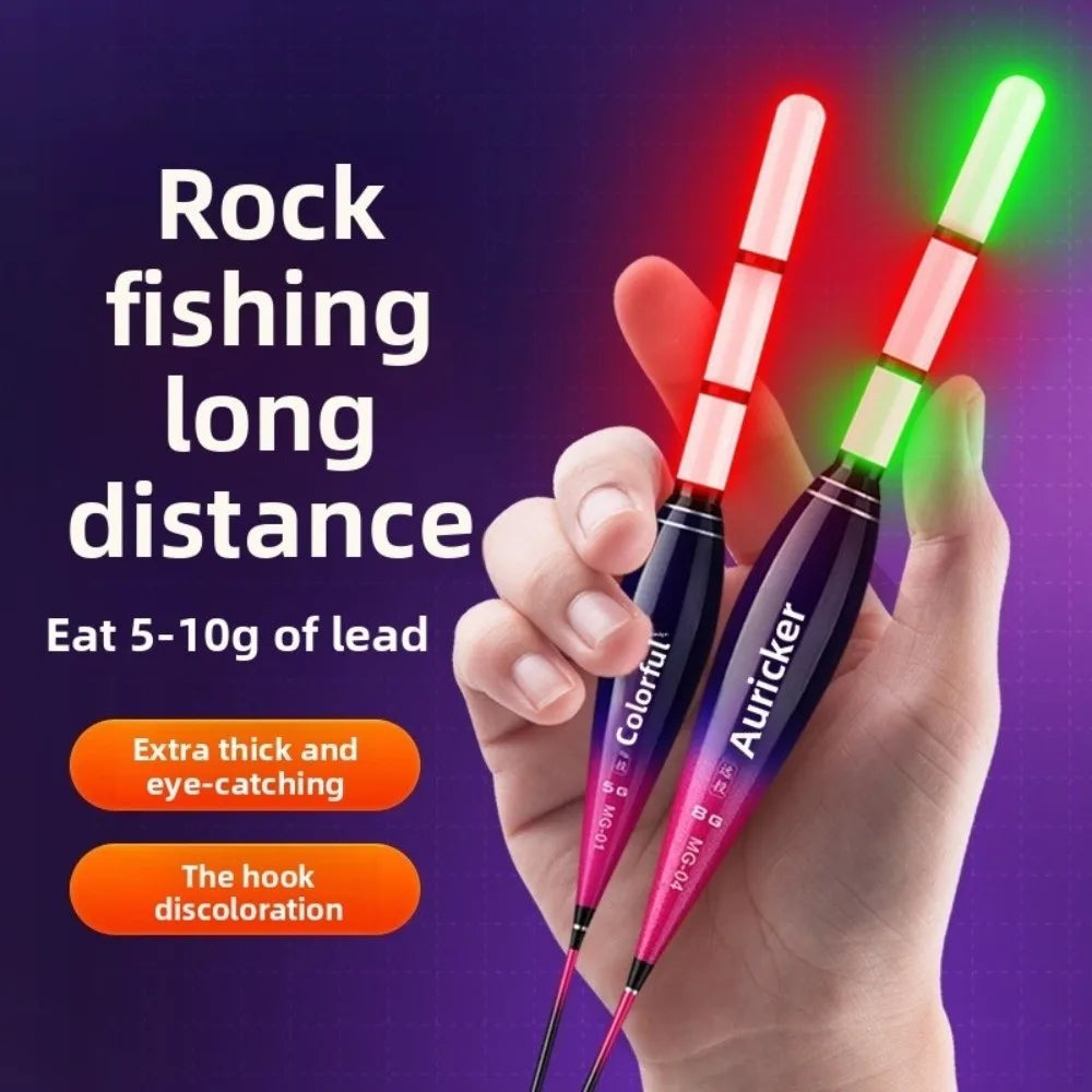 Indicator Electronic Fishing Float Buoy Strike Gravity Sensor Light Float Slip Drift Tube Bite and Change Colour Quake