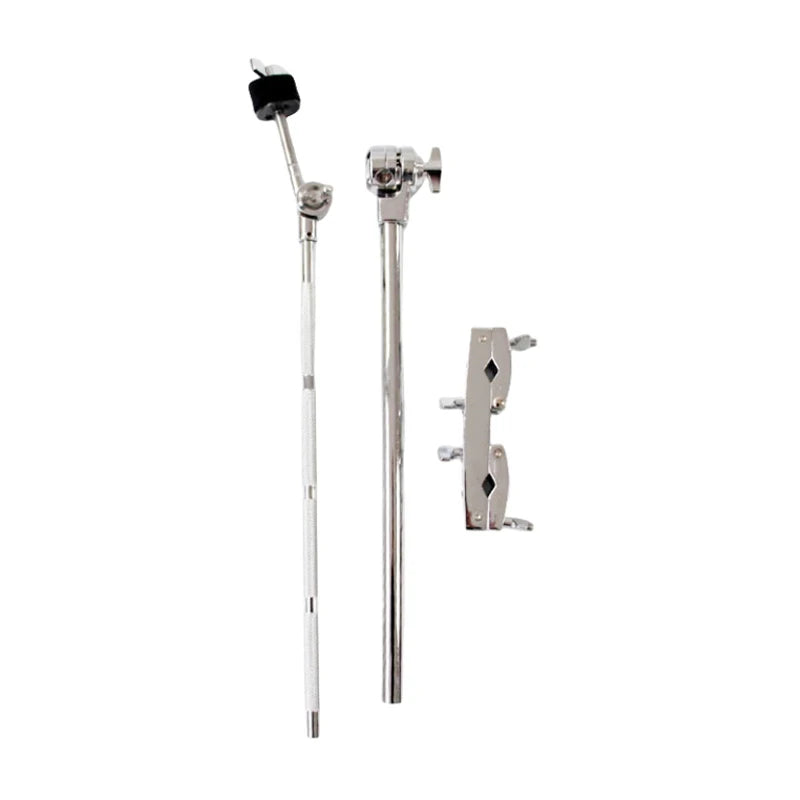 Universal Cymbal Holder Expansion Rack with Clip Adjustable Angle Cymbal Stand with Clamp Quake silvery