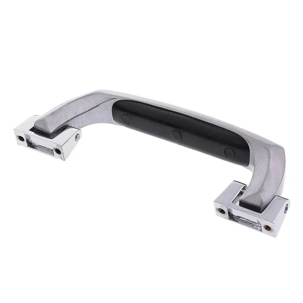 Resin Metal Suitcase Handle Replacement Silver Pull Hand Grip for Hotel Luggage Stand Folding Support Portable Travel Accessory Quake