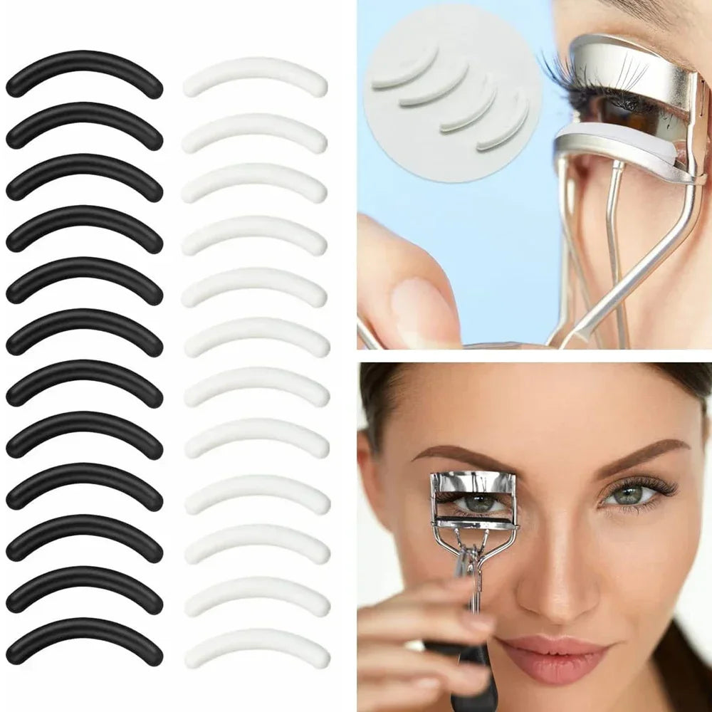 10/20/50PCS Beauty Eyelashes Women's Lash Rubber Curler Refills Pads Makeup Curling Styling Tool Eyelash Curler Replacement Pads Quake