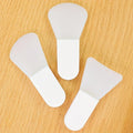 Makeup Mask Brush 3 Pieces Mask Applicator Brush Soft Silicone Brush, Mini Makeup Spatula Facial Beauty Tool Set, Facial Mud Quake White