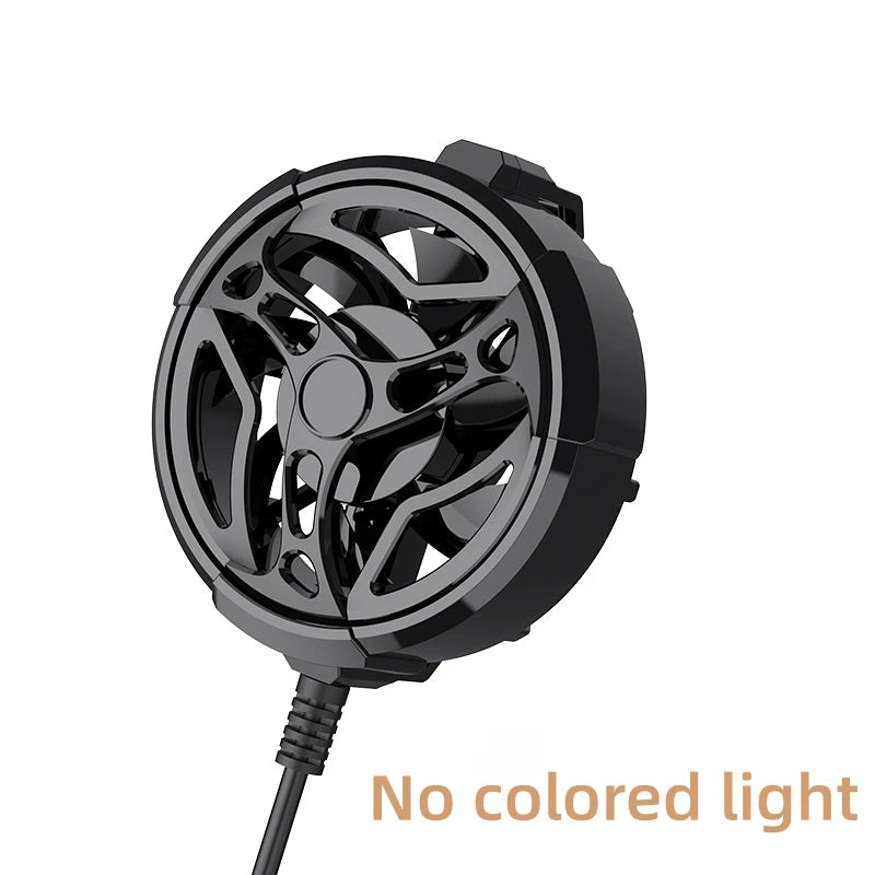 Gamepad Mobile Radiator Big Wind Mobile Fan Mini Portable Cooler for IPhone Samsung Huawei Xiaomi Mobile Phone Universal Quake Black