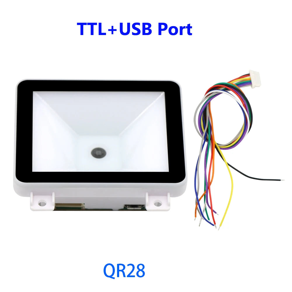 Embedded QR Code Reader Module 1D 2D QR Code Scanning Reader USB TTL RS232 Wiegand Interface Fast Scan Barcode QR Code Scanner Quake QR28 USB TTL