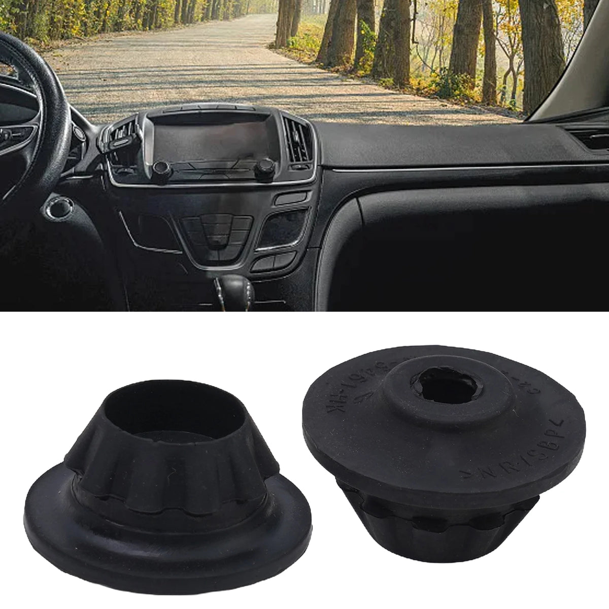 Practical Kit Rubber Mat For Nissan For Nissan Navara Qashqai 21507-4M400 Black Radiator Mount Rubber High Quality Quake