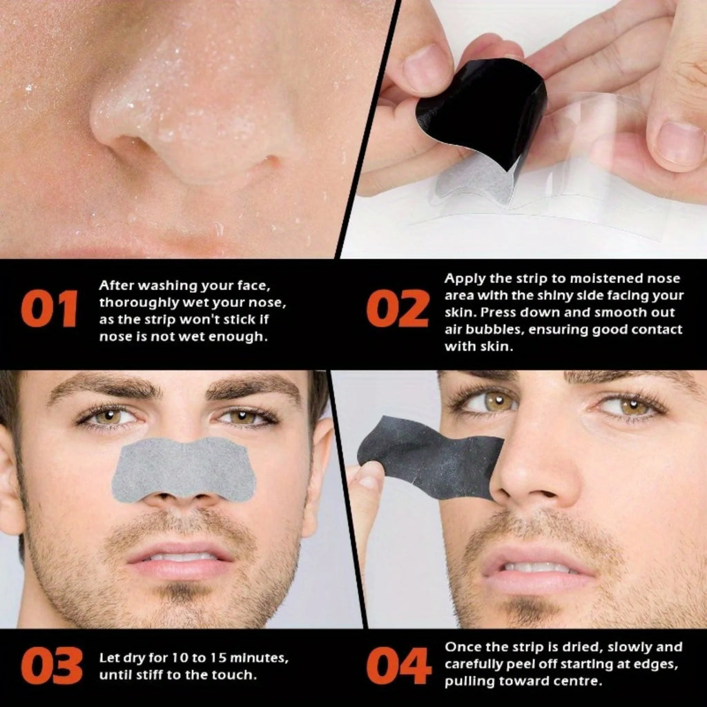 Black Hydrocolloid Nose Strips, Deep Cleansing Blackhead Remover, Gentle Oil Control Patches for Blackheads & Whiteheads. Quake