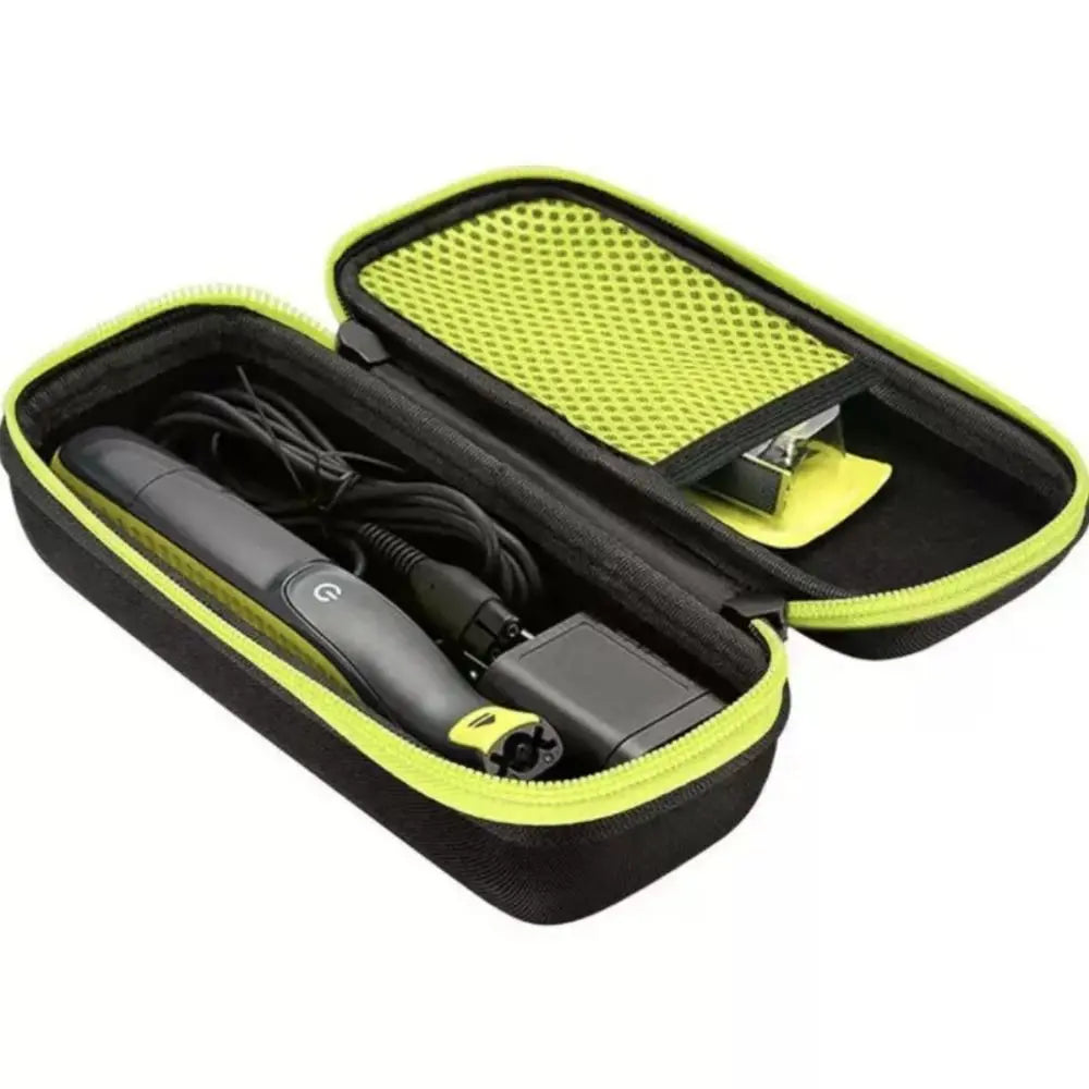 Anti-fall Razor Storage Case Shockproof Dustproof Shaver Carrying Bag Compact Splash Proof for Philips One Blade QP series Quake