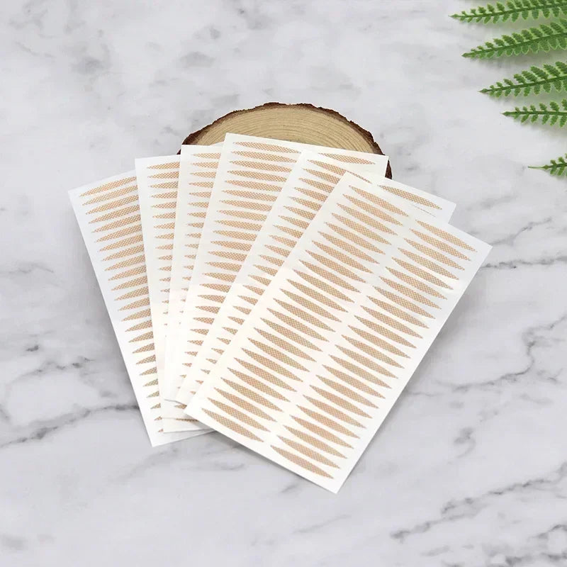 Women Natural Invisible Double Eyelid Stickers Fold Eyelid Stripes Eyelid Tapes Eye Lift Clear Beige Color Big Eyes Beauty Tools Quake M 480pairs
