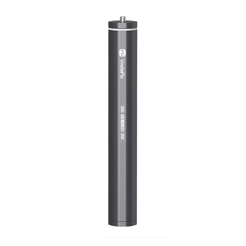 Telescoping Bar Extendable Selfie Extension Rod with 1/4" Screw for Cameras, Tripods,Devices Photography Accessory K1KF Quake for grey