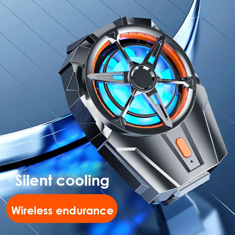 Cell Phone Cooler Portable Mobile Phone Radiator Phone Cooling Fan Dissipate Heat Cooling Phone Temperature For Gaming Quake