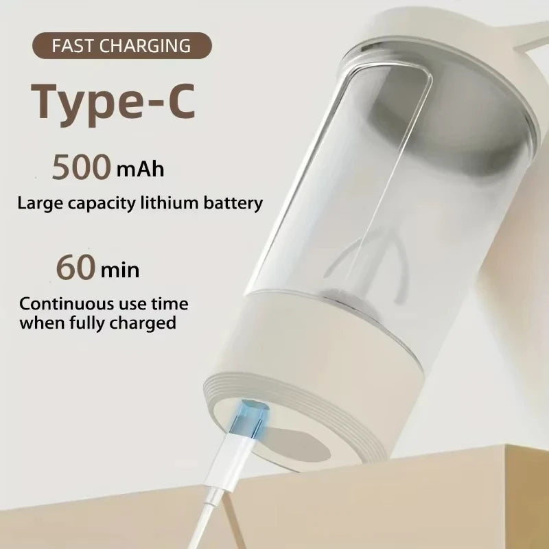 Electric Shaker Cup 450ml Self-Stirring Intelligent Shaker For Protein Shake Meal Replacement Portable Sport Mixing Cup Quake