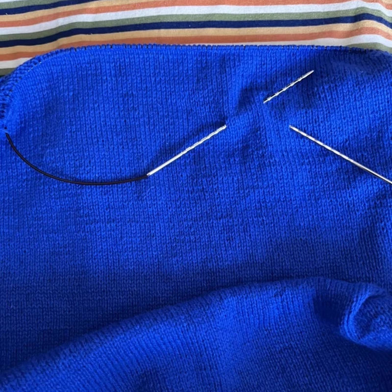 2mm to 5mm Square Knitting Needles Hollow Metal Weaving Pins Needlework Tools for Wool Cotton Yarn DIY Knit Accessories Quake