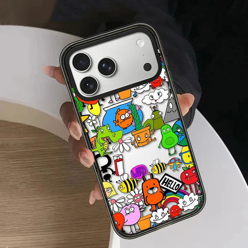 6082416 Impact Black Magnetic Phone Case Cover for IPhone 12 13 14 15 16 17 18 Pro Max Case Quake