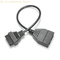 Plastic OBD2 Conversion Cable 12pin Interfaces For Vehicle Scanner Compatibility H8WE Quake China Mainland