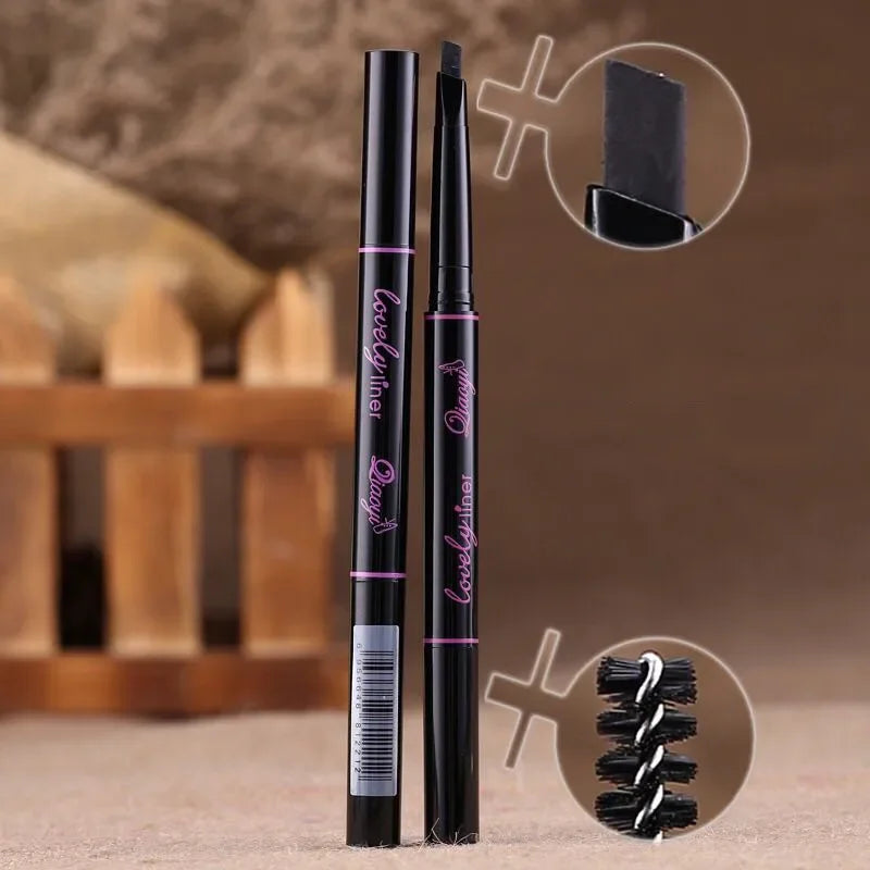 1 pcs Waterproof Eyebrow Pencil Women Lady Eye Brow Pen With Brush Beauty Make-Up Cosmetic Tools 5 Colors Quake