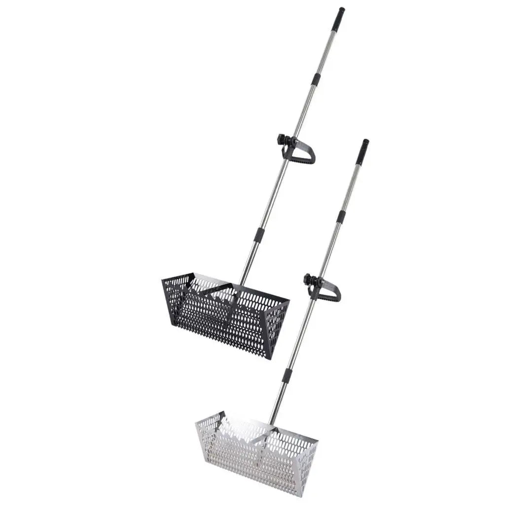 Detachable Sand Sifter Beach Rake Carbon Steel Lawn Sand Rake Sharp Tooth Sieve for Camping and Gardening Tasks Quake