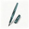 Twisted Texture Magnetic Cap Fountain Pen Full Metal Smooth Writing Office Business Student Calligraphy Stationery Gift Ink Pen Quake 556-2 EF 0.38MM
