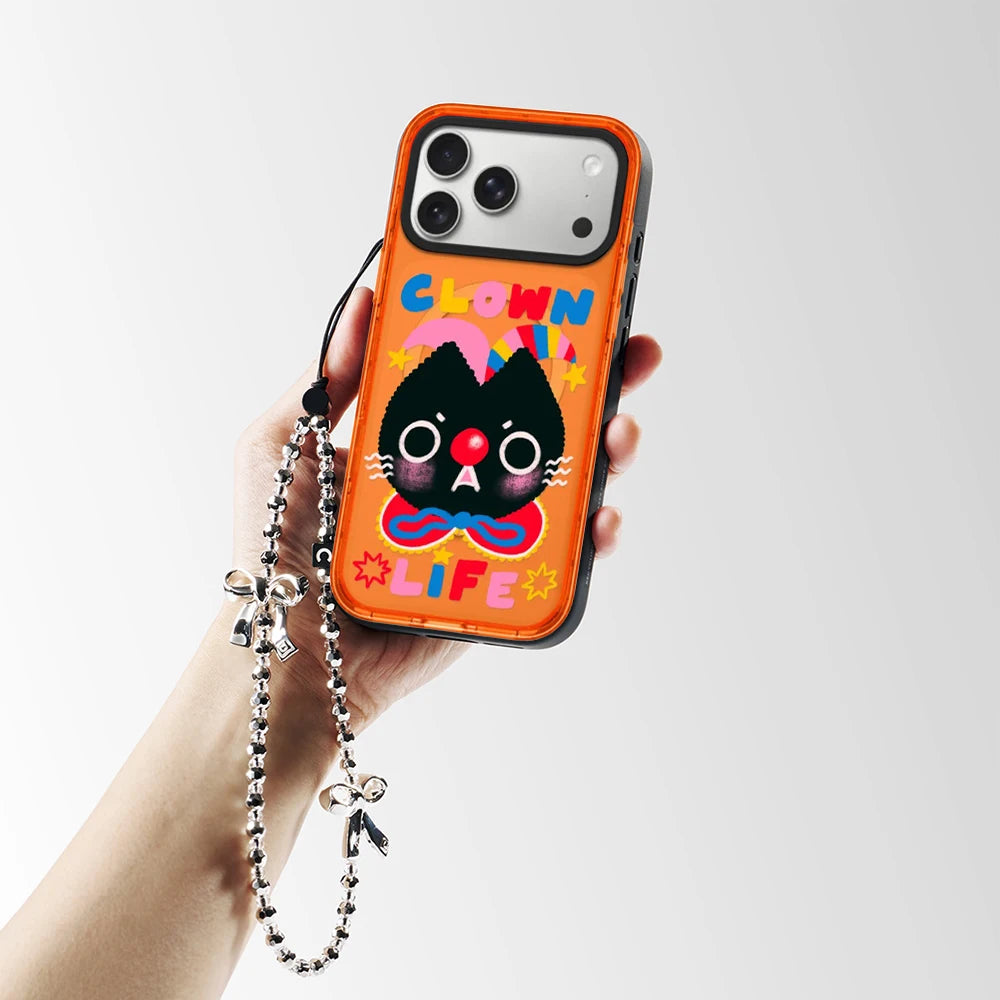 609084 Orange Border Magnetic Phone Case Cover for IPhone 13 14 15 16 17 18 Pro Max Case Quake