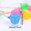 10pcs Colorful Baby Kids Tooth Storage Box Organizer Milk Box Children's Souvenir Save Baby Teeth Keepsake Holder Quake Random 10PCS