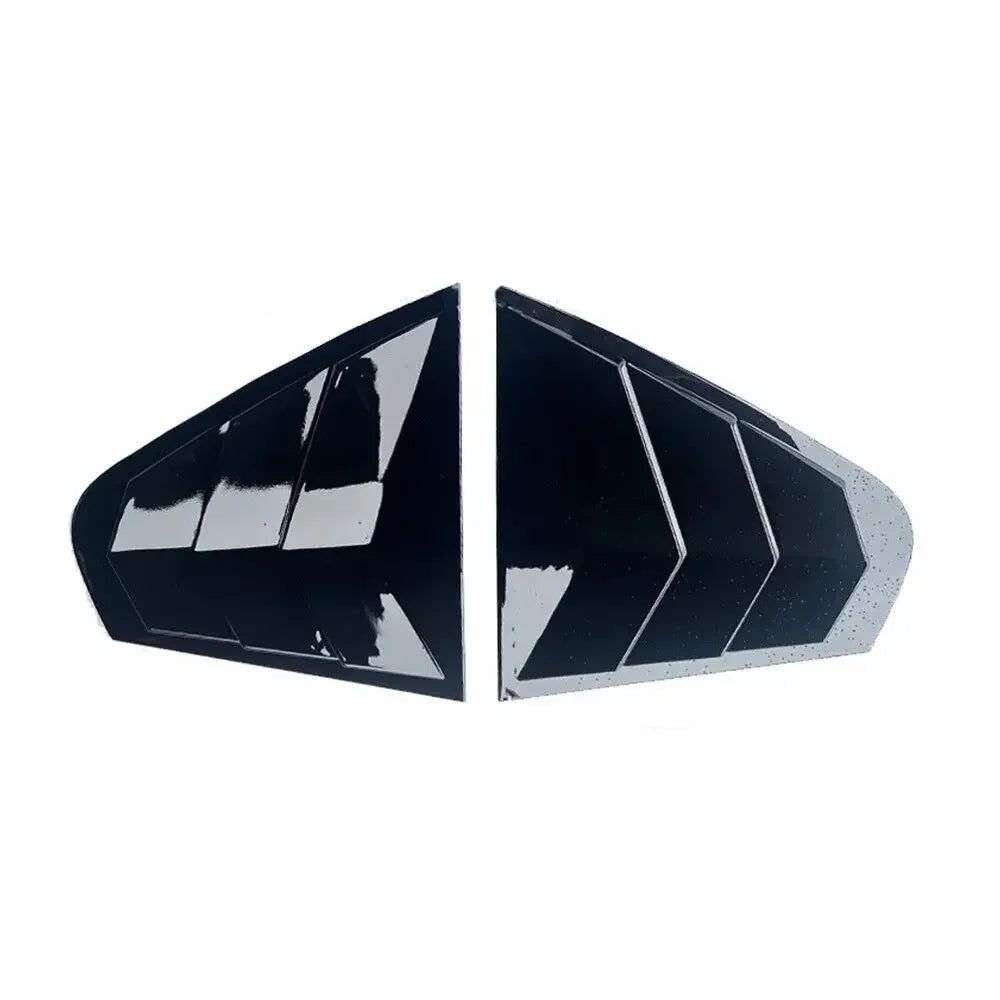 For Volkswagen Jetta MK6 2012-2018 Car Rear Louver Window Side Shutter Cover Trim Sticker Vent Scoop Carbon Fiber Accessories Quake