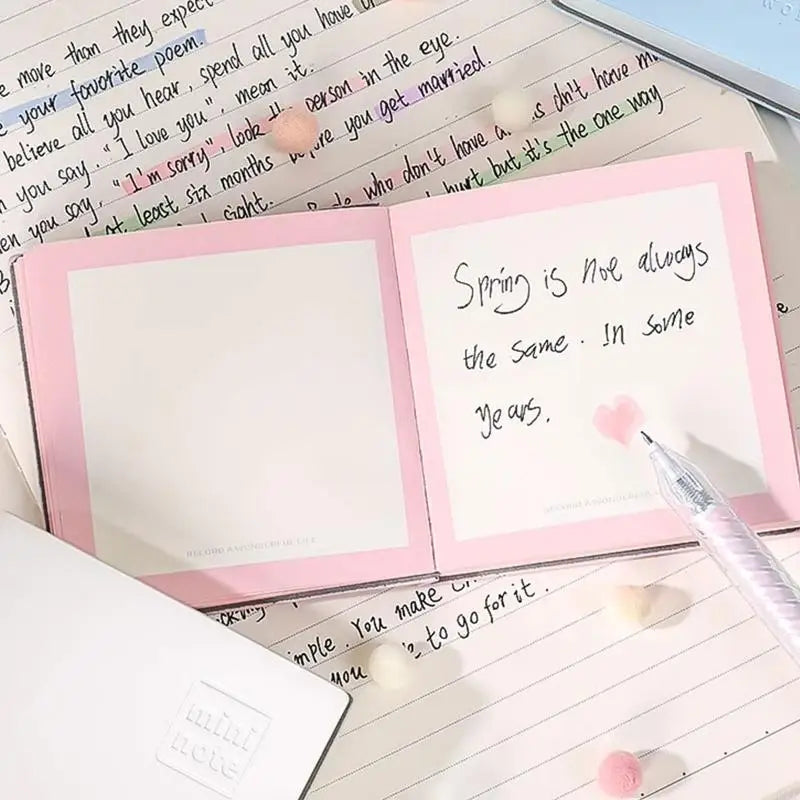 Portable Paper Notebook for Handwritten Plans, Thoughts, and Reminders, with a Format for Carrying in a Pocket or Bag K1KF Quake