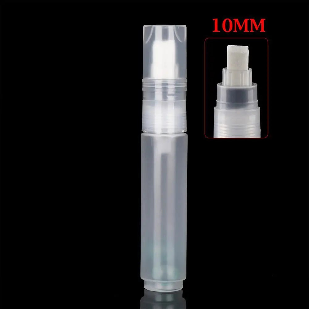 Refillable ink Transparent Barrels Tube Graffiti Pens Paint Pen Accessories Liquid Chalk Marker Empty Rod Quake 10mm