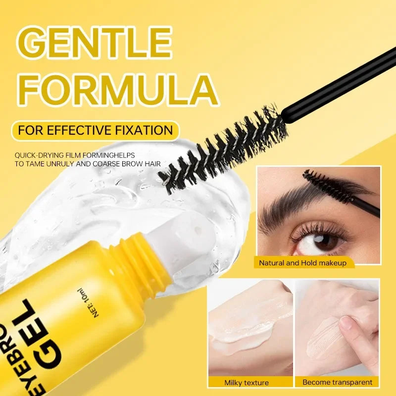 Waterproof Sweat-Proof Eyebrow Gel Long-Lasting Tinting Shaping Brow Makeup - Ideal Valentine's Day Gift for Perfect Brows Quake